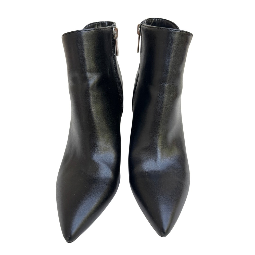 Unisa Ankle Boots Women's size 7M Black Pointed Toe Block Heel‎